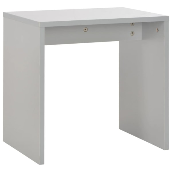 vidaXL Sminkbord med spegel och pall grå 104x45x131 cm grå