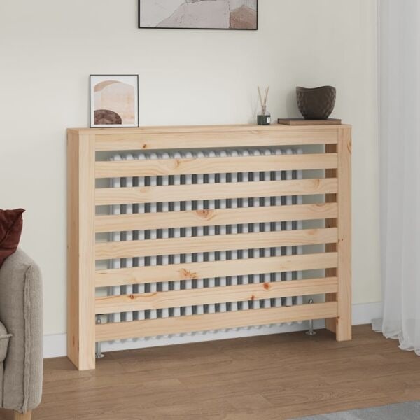 vidaXL Elementskydd 108,5x19x84 cm massiv furu Brun