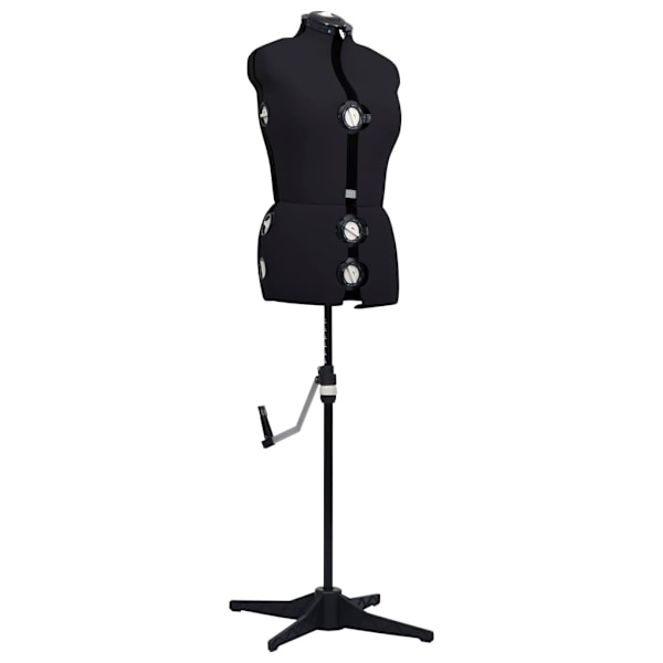 vidaXL Justerbar provdocka dam svart M stl 40-46 Svart