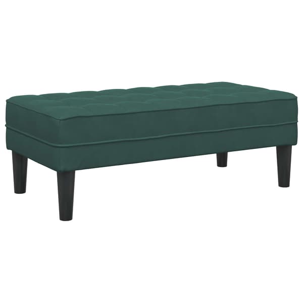 vidaXL Soffset 2 st Mörkgrön Polyester Grön