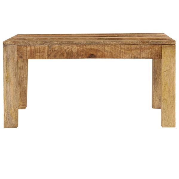 vidaXL Soffbord massivt mangoträ 80x80x40 cm Brun