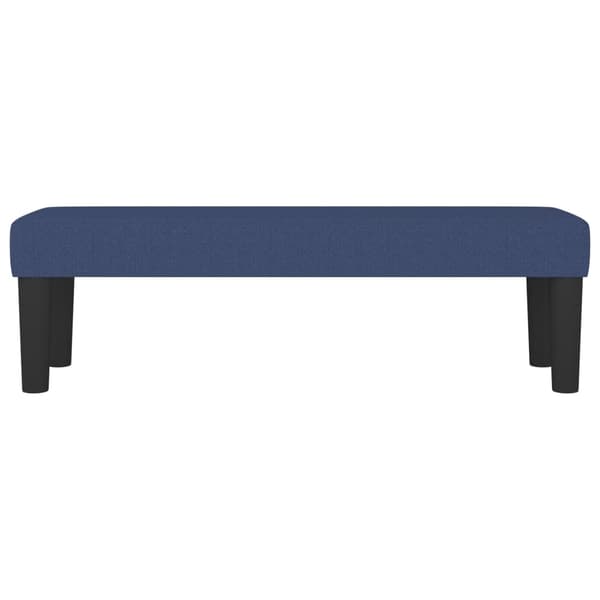 vidaXL Bänk blå 100x30x30 cm tyg Blå