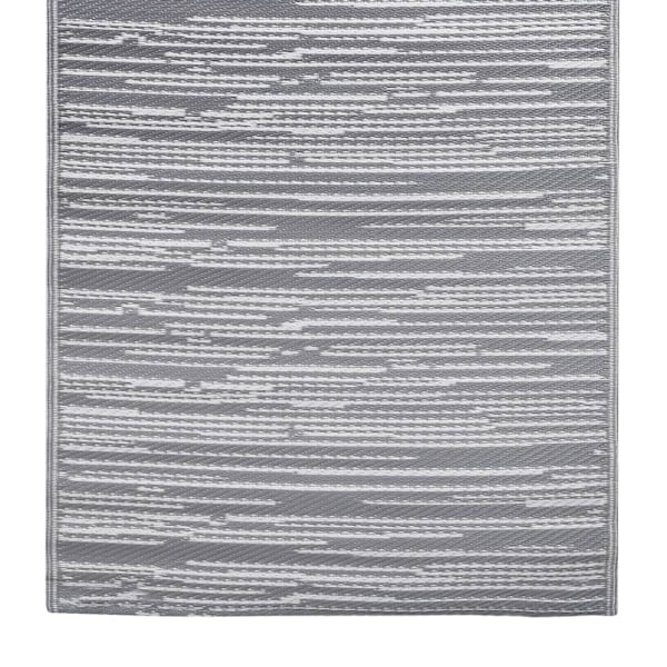 vidaXL Utomhusmatta ARAKIL grå 120x180 cm PP grå