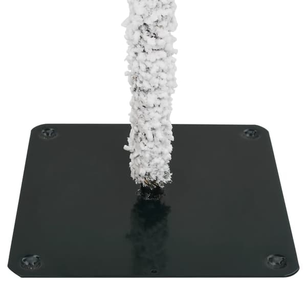 vidaXL Plastgran med snö 150 cm Vit