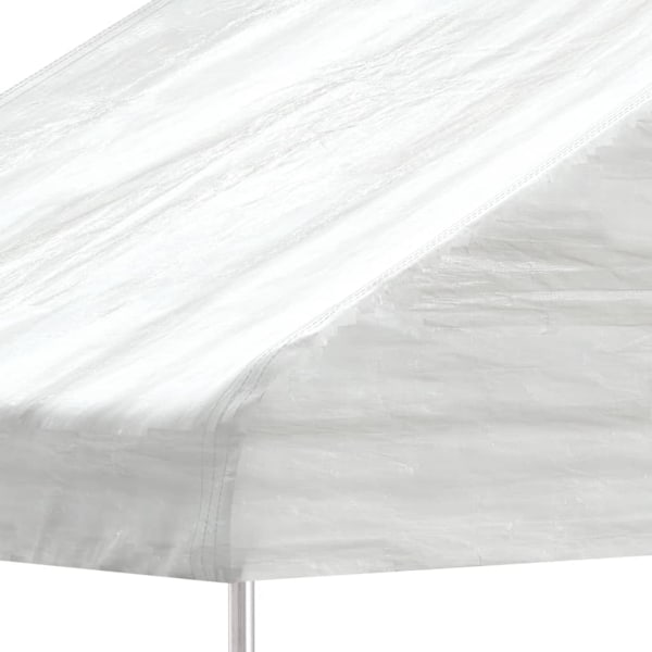 vidaXL Paviljong med tak vit 20,07x2,28x2,69 m polyeten Vit