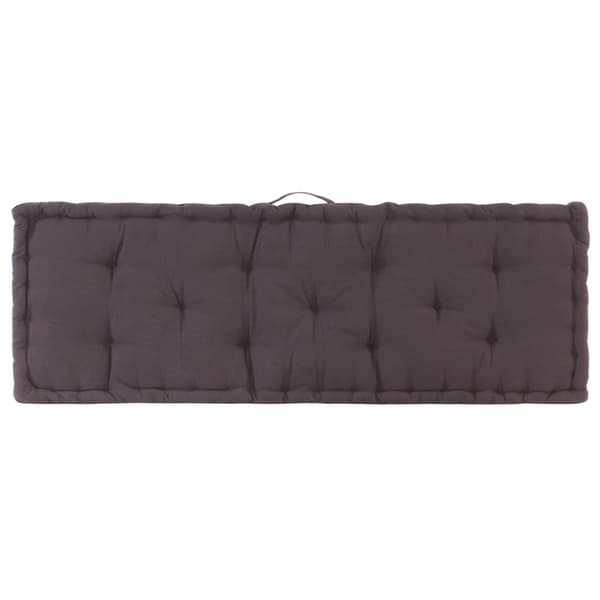 vidaXL Dynor till pallsoffa 2 st bomull antracit Antracit