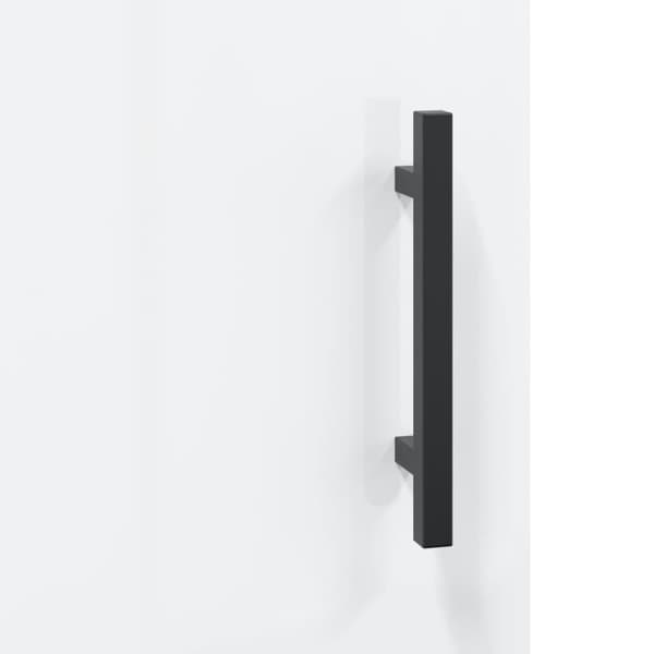 vidaXL Högskåp vit högglans 34,5x34x180 cm konstruerat trä Vit