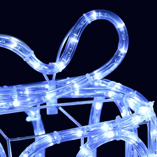 vidaXL Juldekoration julklappar med 180 LED inomhus/utomhus Vit