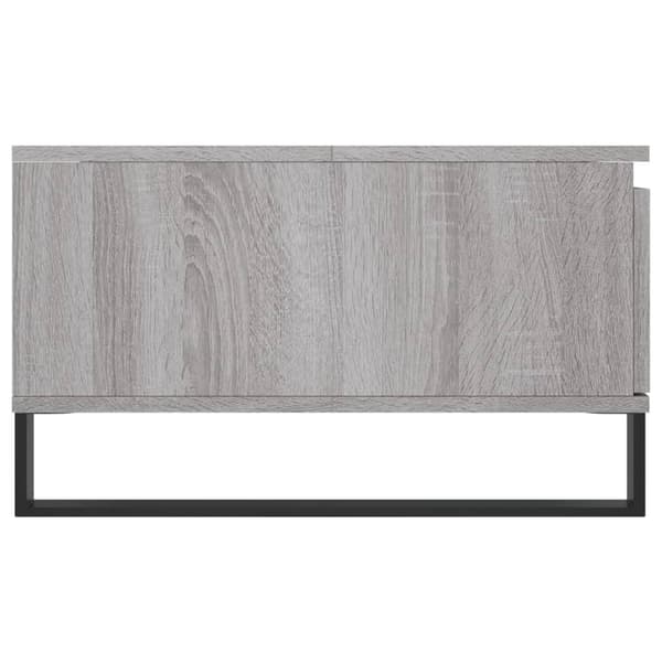 vidaXL Soffbord grå sonoma 90x60x35 cm konstruerat trä Grå