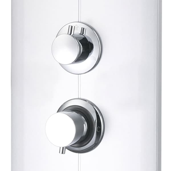 vidaXL Duschpanel 25x43x110 cm silver
