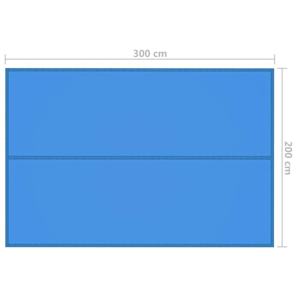vidaXL Tarp 3x2 m blå Blå
