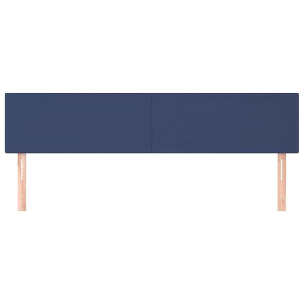 vidaXL Sänggavlar blå 160x5x78/88 cm tyg Blå