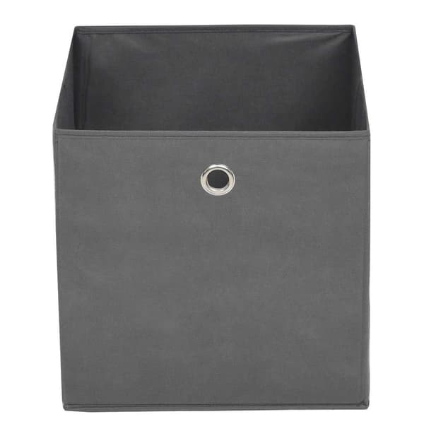 vidaXL Förvaringslådor 10 st non-woven tyg 32x32x32 cm grå grå