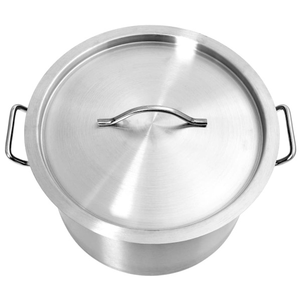 vidaXL Gryta 32 L 40x26 cm rostfritt stål Silver
