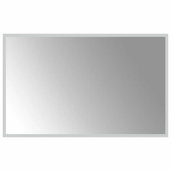 vidaXL Badrumsspegel LED 80x50 cm Transparent