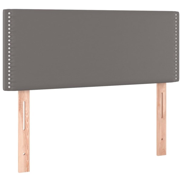 vidaXL Sänggavel grå 80x5x78/88 cm konstläder Grå
