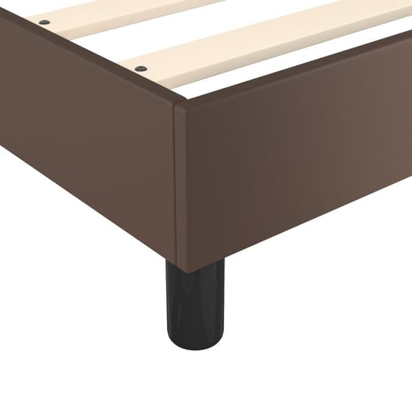 vidaXL Ramsäng brun 80x200 cm konstläder Brun