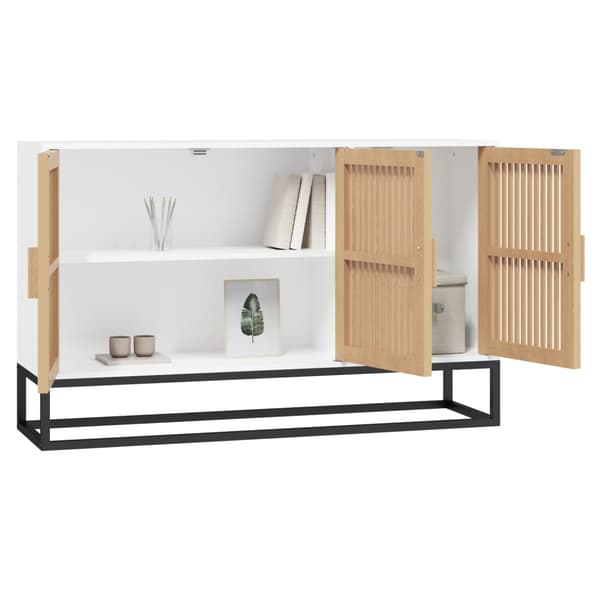 vidaXL Förvaringsskåp vit 105x30x65 cm konstruerat trä Vit