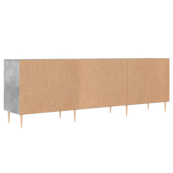 vidaXL Tv-bänk betonggrå 150x30x50 cm konstruerat trä Grå