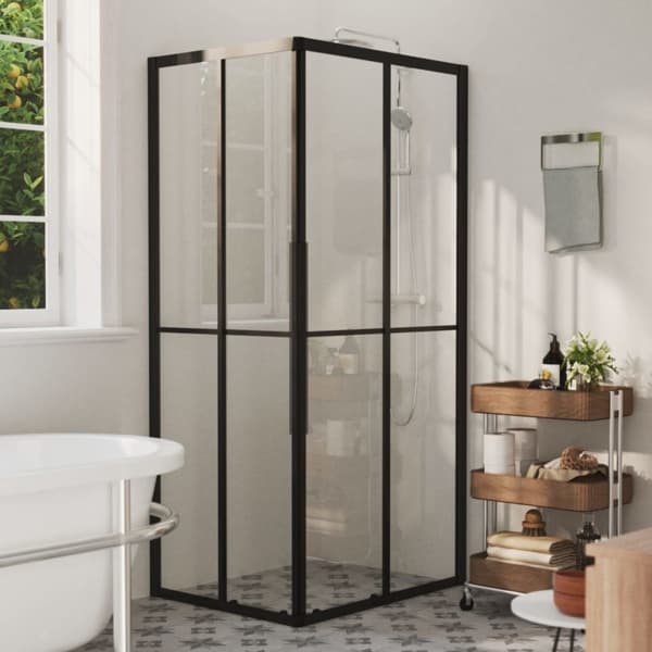 vidaXL Duschvägg ESG 90x70x180 cm Transparent