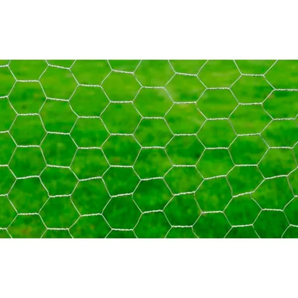 vidaXL Hönsnät galvaniserat stål 25x1 m silver Silver