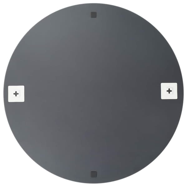 vidaXL Väggspegel rund 60 cm glas Silver