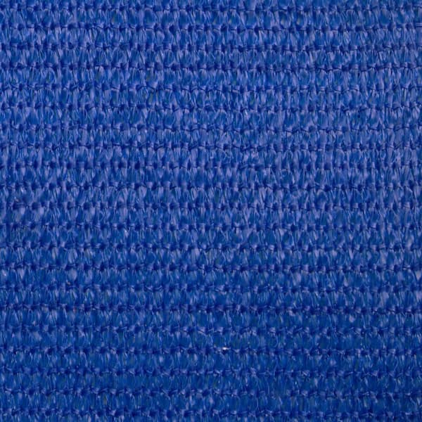 vidaXL Solsegel 160 g/m² triangulär blå 5x5x6 m HDPE Blå