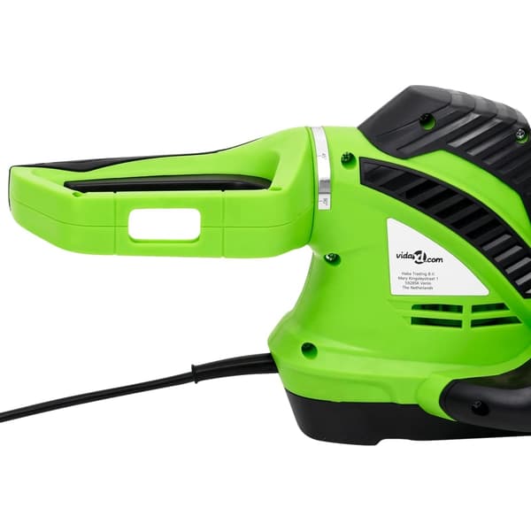 vidaXL Elektrisk häcksax 61 cm 750 W Grön
