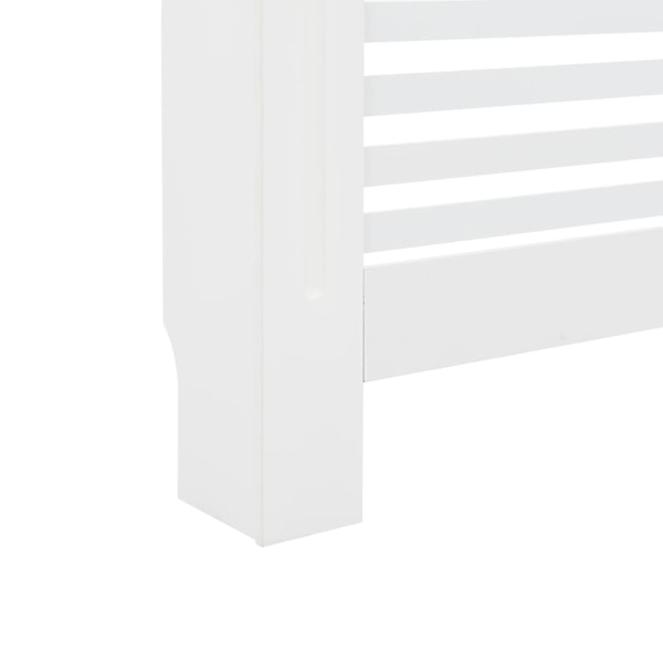 vidaXL Elementskydd 2 st vit 112x19x81,5 cm MDF Vit