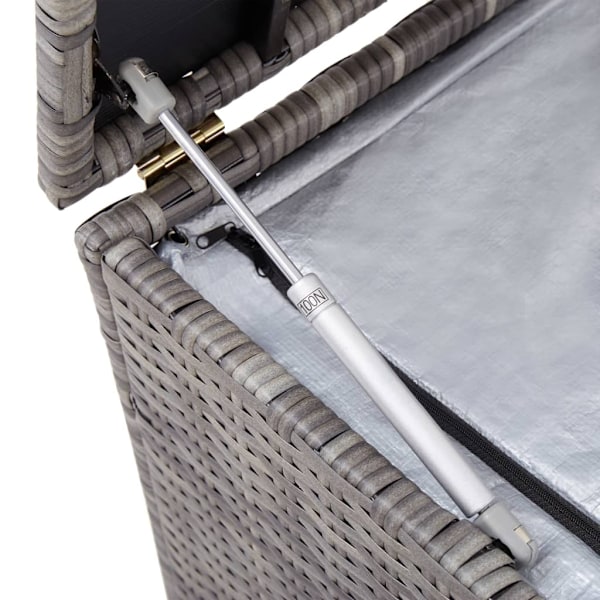 vidaXL Dynbox konstrotting 100x50x50 cm grå grå