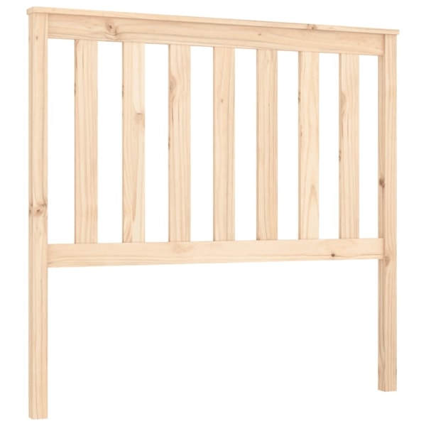 vidaXL Sänggavel 106x6x101 cm massiv furu Brun