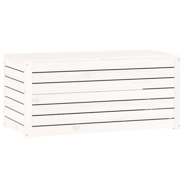 vidaXL Dynbox vit 101x50,5x46,5 cm massiv furu Vit