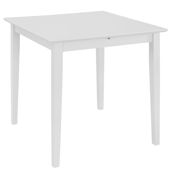 vidaXL Matgrupp 5 delar MDF vit Vit