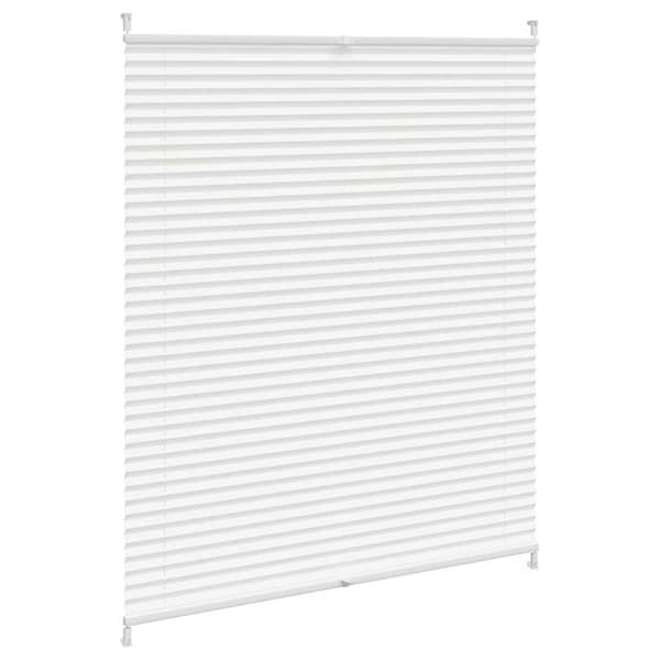 vidaXL Plisségardin 110 x 150 cm vit Vit