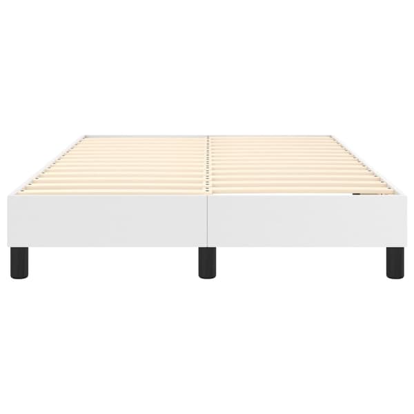 vidaXL Sängram vit 120x200 cm konstläder Vit