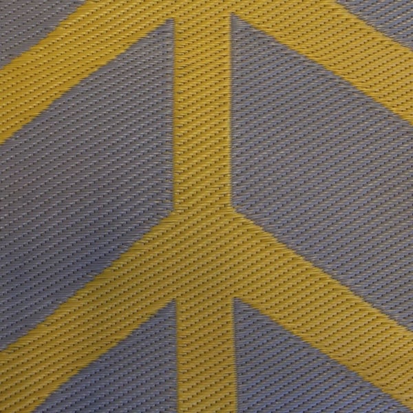 Bo-Camp Utomhusmatta Chill mat Flaxton 2,7x3,5 m XL ockragul Gul