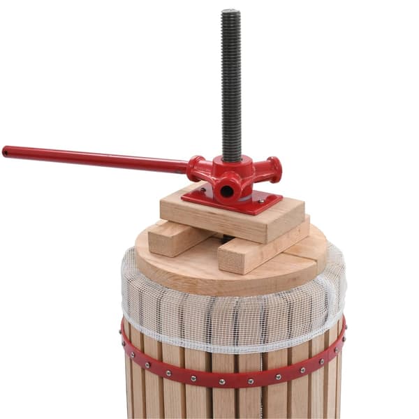 vidaXL Frukt- och vinpress set 2 delar