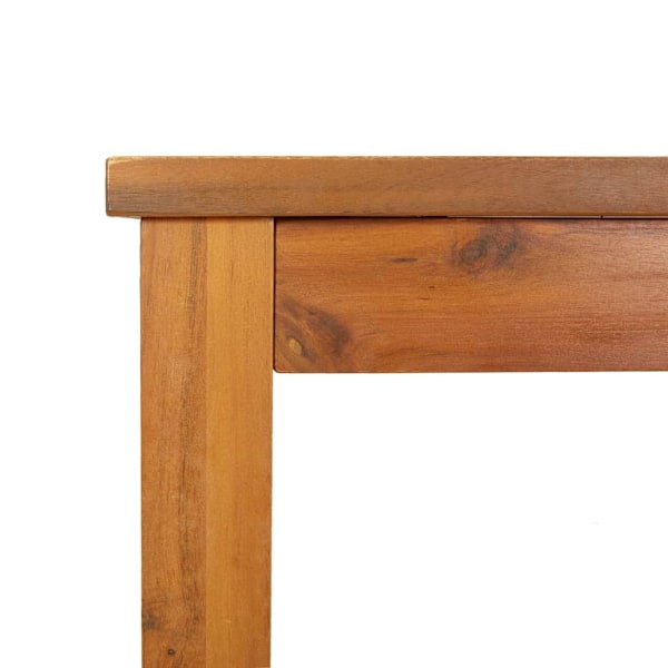 vidaXL Trädgårdsbord 150x90x74 cm massivt akaciaträ Brun