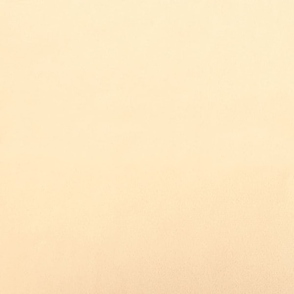 vidaXL Rund förvaringspall aprikos sammet 31 x 37 cm Creme
