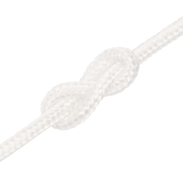vidaXL Båtlina helvit 4 mm 25 m polypropylen Vit