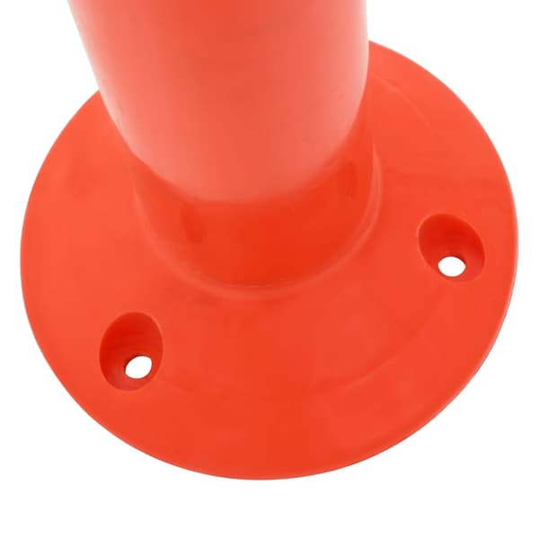 vidaXL Trafikpollare 2 st plast 75 cm