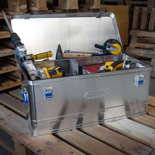 ALUTEC Förvaringslåda aluminium BASIC 80 L Silver