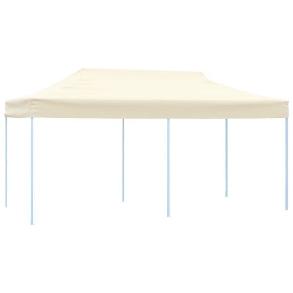 vidaXL Partytält hopfällbart 3 x 6 m gräddvit Creme