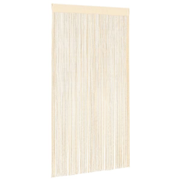vidaXL Trådgardiner 2 st 100x250 cm gräddvit Creme
