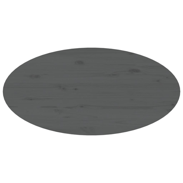 vidaXL Soffbord grå 80x40x35 cm massiv furu Grå