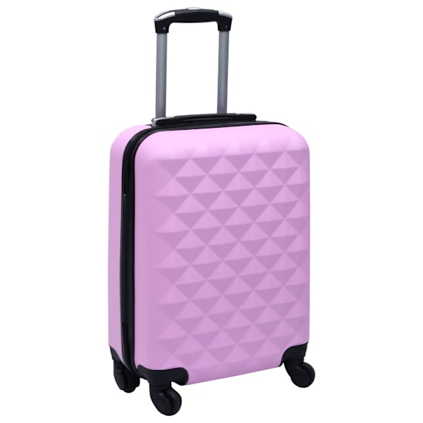 vidaXL Hårda resväskor 2 st rosa ABS Rosa