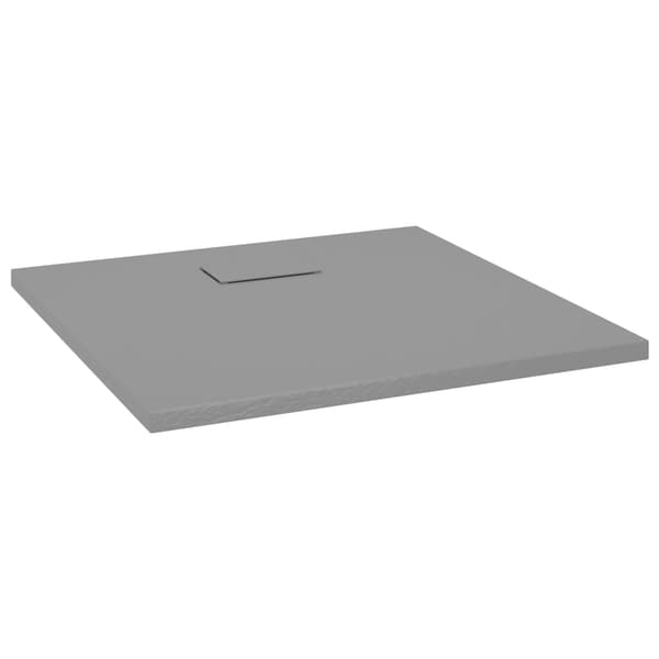vidaXL Duschkar SMC grå 90x90 cm grå