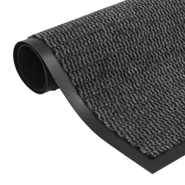 vidaXL Dörrmatta rektangulär tuftad antracit 60x90 cm Antracit