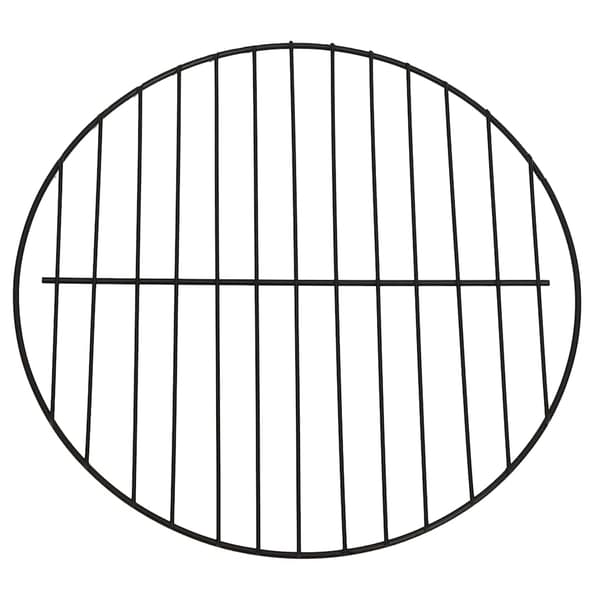 vidaXL 2-i-1 Eldstad grill och eldgaffel 59x59x60 cm rostfritt stål Silver
