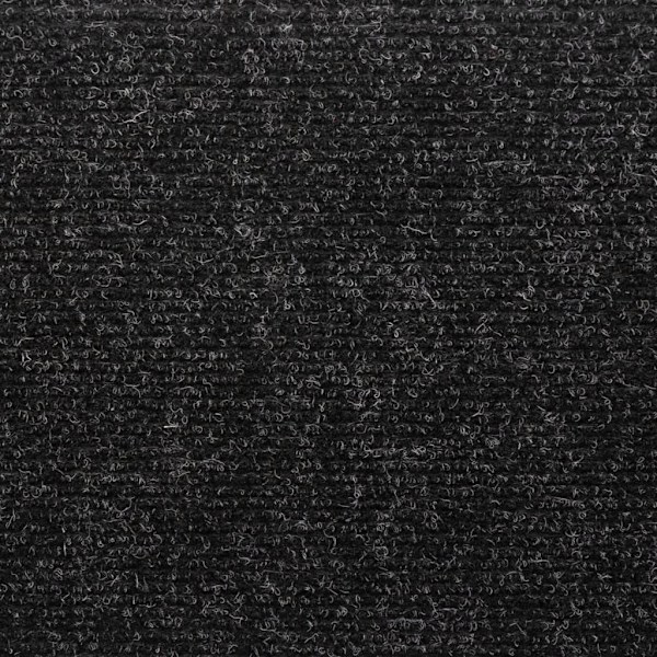 vidaXL Trappstegsmattor 5 st svart 65x21x4 cm brodyr Svart